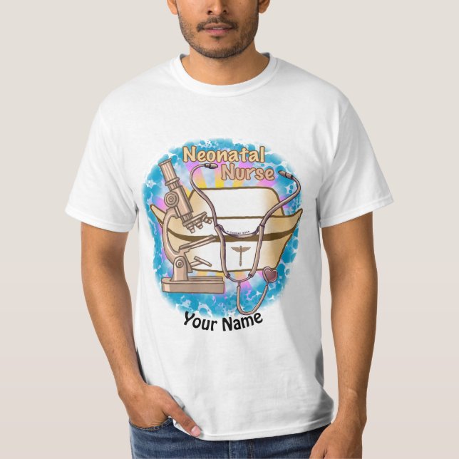 T-shirt de l'infirmière néonatale (Devant)