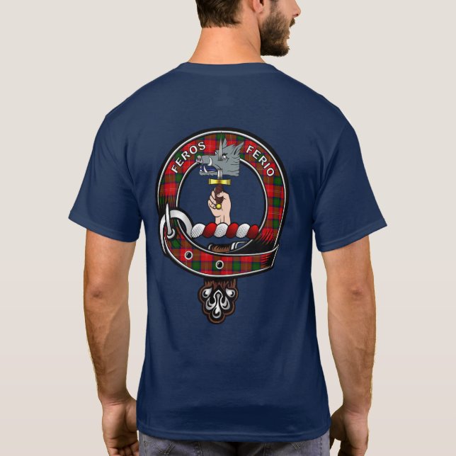 T-shirt de l'insigne du clan Tartan de Chisholm (Dos)