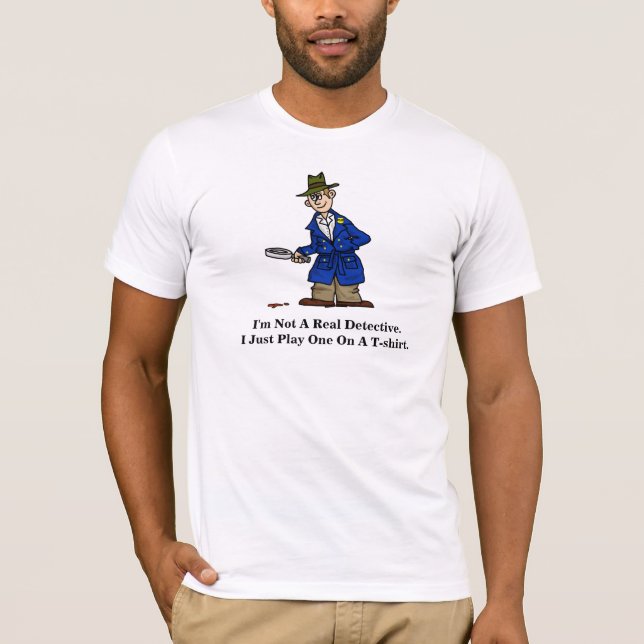 T-shirt de l'inspecteur drôle (Devant)