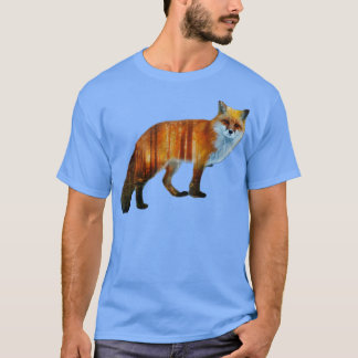 T-shirt De l'intelligence Faune Art Nature Renard