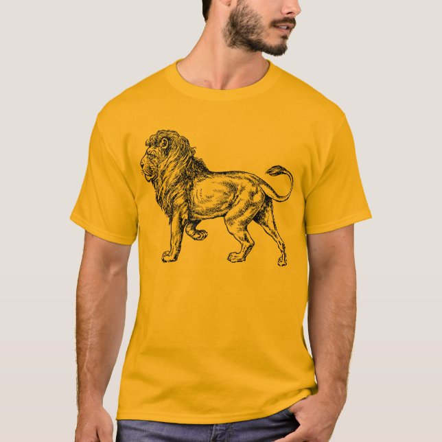 T-shirt de lion (Devant)