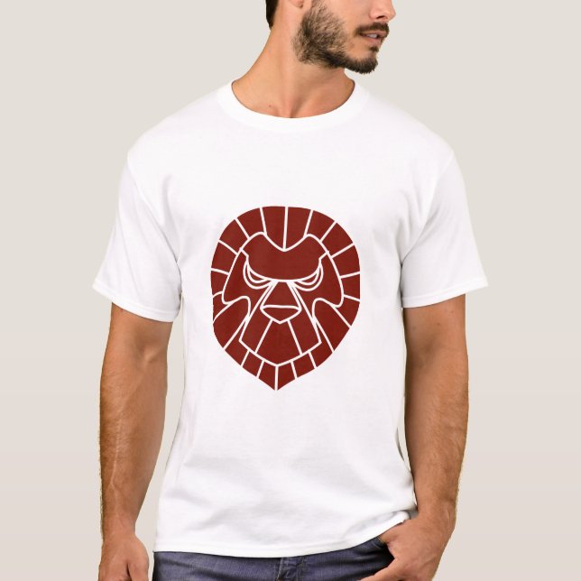 T-shirt de lion de karma de Jackie (Devant)