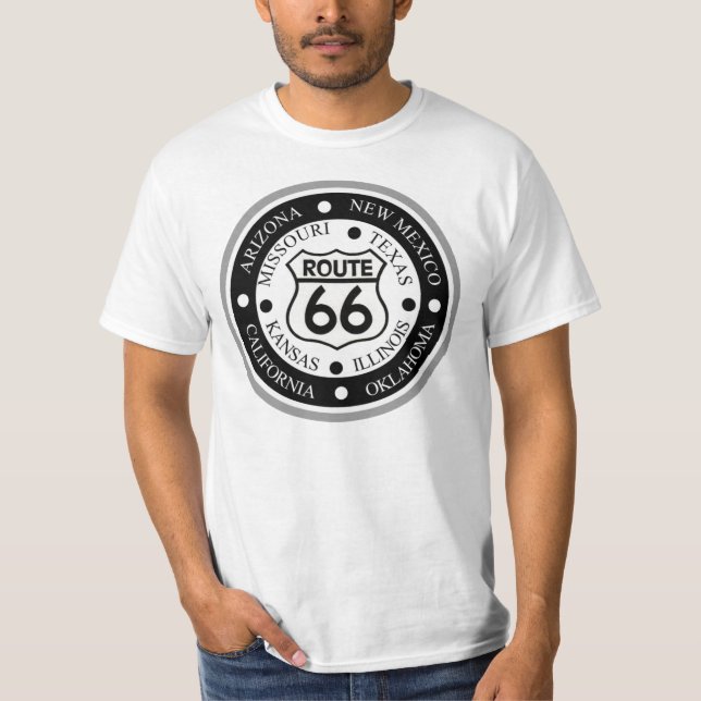 T-shirt de l'itinéraire 66 (Devant)