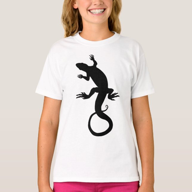 T-shirt de Lizard Art pour enfant Reptile Chemises (Devant)