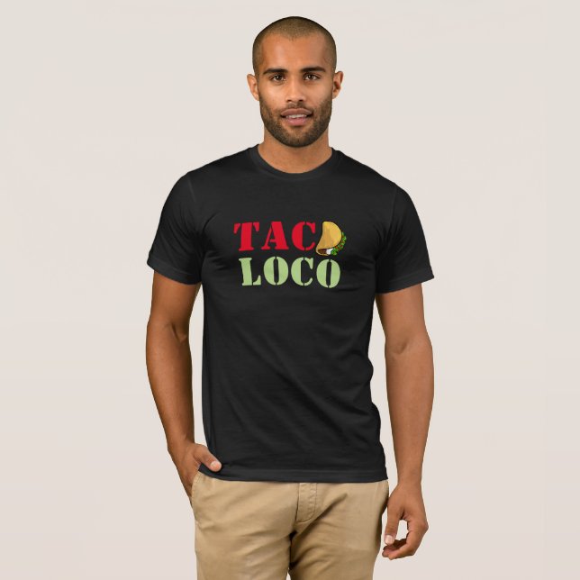 T-shirt de Loco de taco (Devant entier)