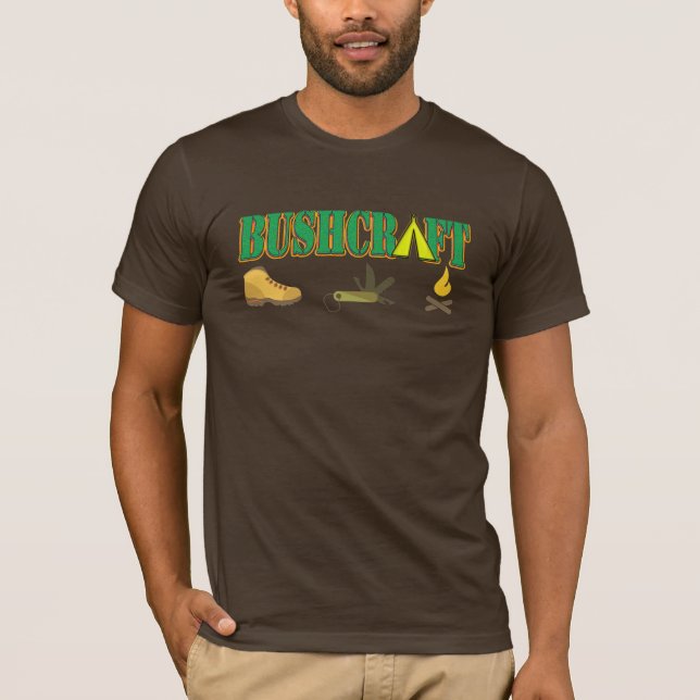 T-shirt de logo de bushcraft (Devant)