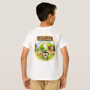T-shirt de logo de dos de la jeunesse de SEBRSD