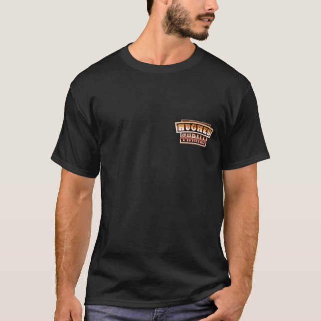 T-shirt de logo de Hughes/poche de servitude (Devant)