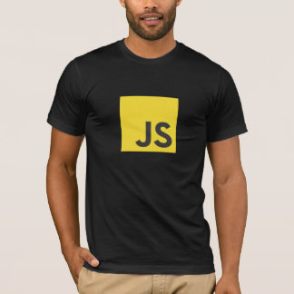 T-shirt de logo de Javascript (noir)