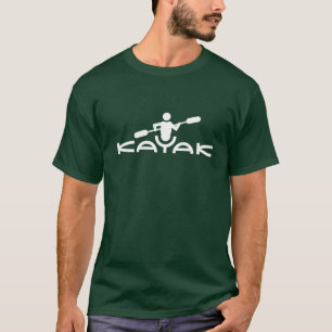 T-shirt de logo de kayak