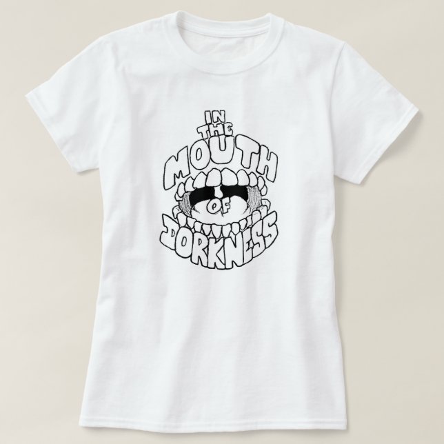 T-shirt de logo de l'ITMOD des femmes (blanc) (Design devant)