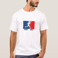 T-shirt de logo de mille de bière