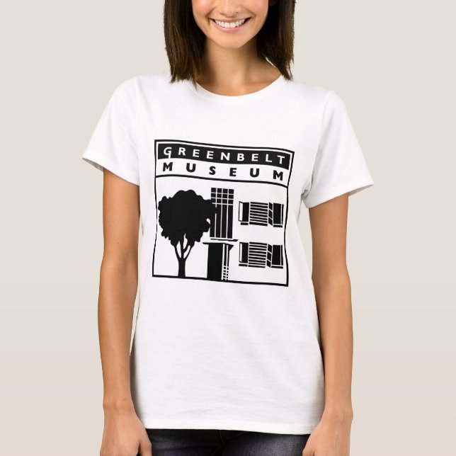 T-shirt de logo de musée de Greenbelt (Devant)