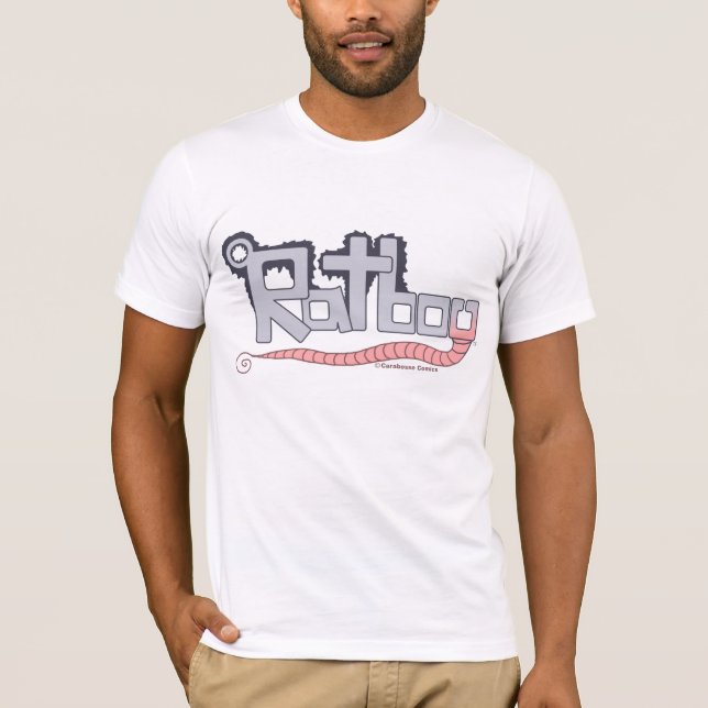 T-shirt de logo de Ratboy (Devant)