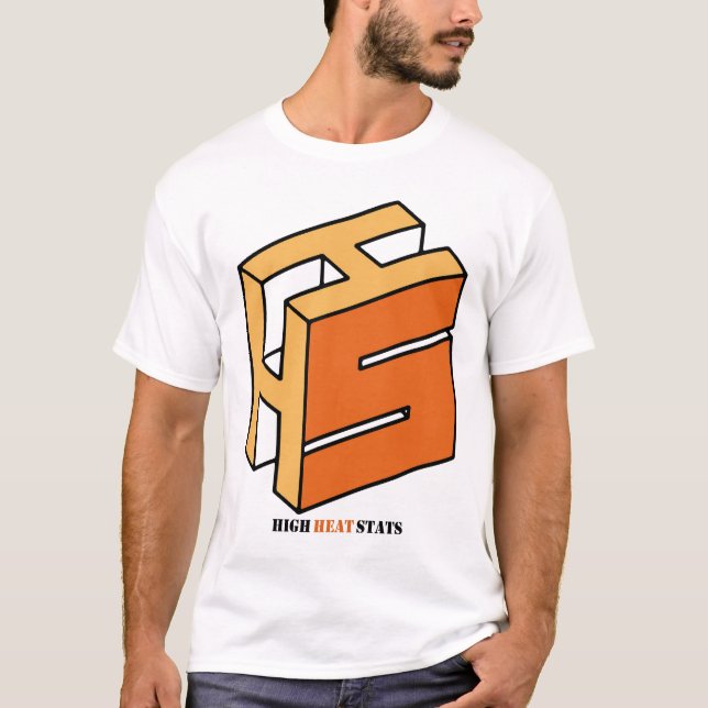 T-shirt de logo de stat du feu vif (Devant)