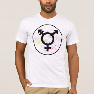T-shirt de logo de transsexuel