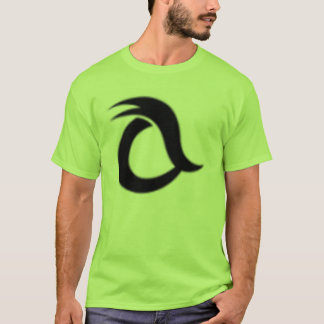 T-shirt de logo de vert de chaux