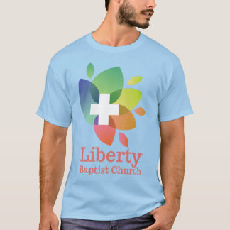 T-shirt de logo d'église baptiste de liberté grand