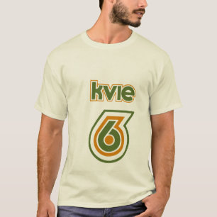 T-shirt de logo des années 70 de KVIE rétro