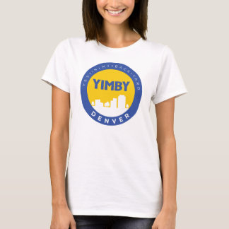 T-shirt de logo du YIMBY Denver des femmes