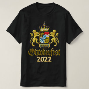 T-shirt de l'Oktoberfest 2022 Bavière Crest