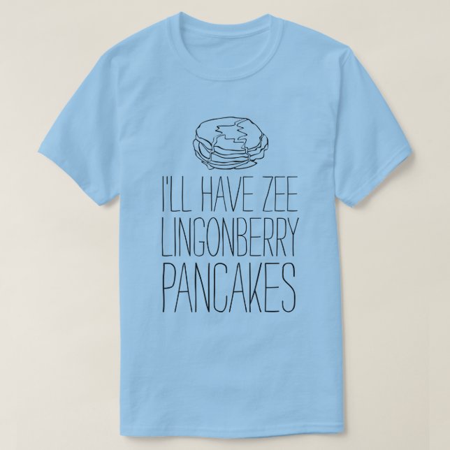 T-shirt de LOL : "CRÊPES D'AIRELLE " (Design devant)