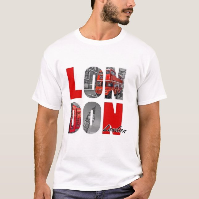 T-shirt de Londres, Angleterre, britannique, Europ (Devant)