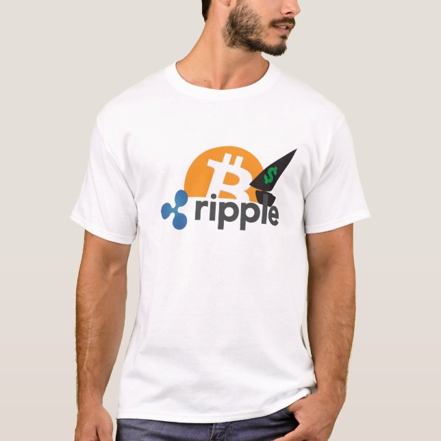 T-shirt de l'ondulation XRP (Devant)