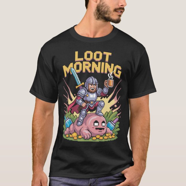T-shirt de Loot Morning Pixel (Devant)