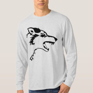 T-shirt de loup d'art