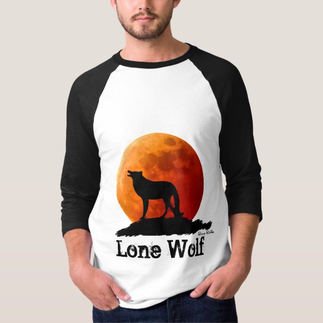T-shirt de loup solitaire (Devant)