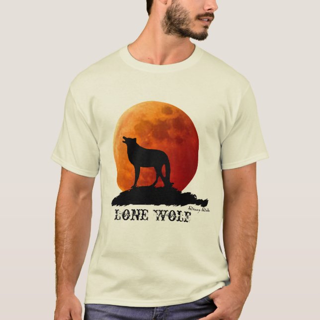 T-shirt de loup solitaire (Devant)