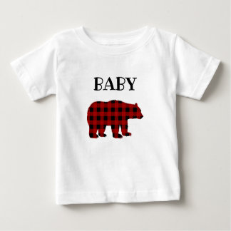 T-shirt de l'ours de bambou plaid de Buffalo