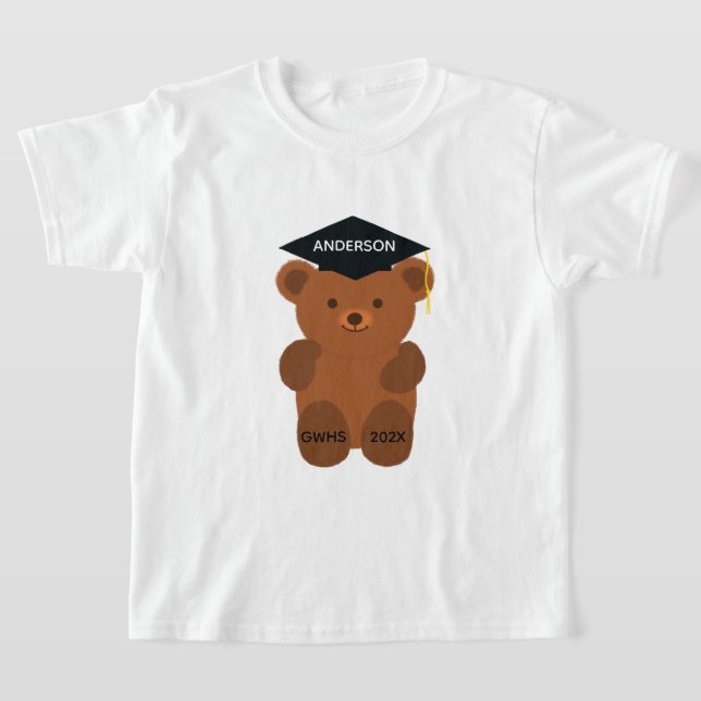 T-shirt de l'ours de fin d'études no 1 (Poser)