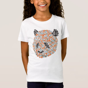 T-Shirt de l'ours de Panda pointillé coloré