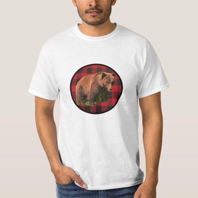 T-shirt de l'ours grizzli porté par Buffalo (Devant)