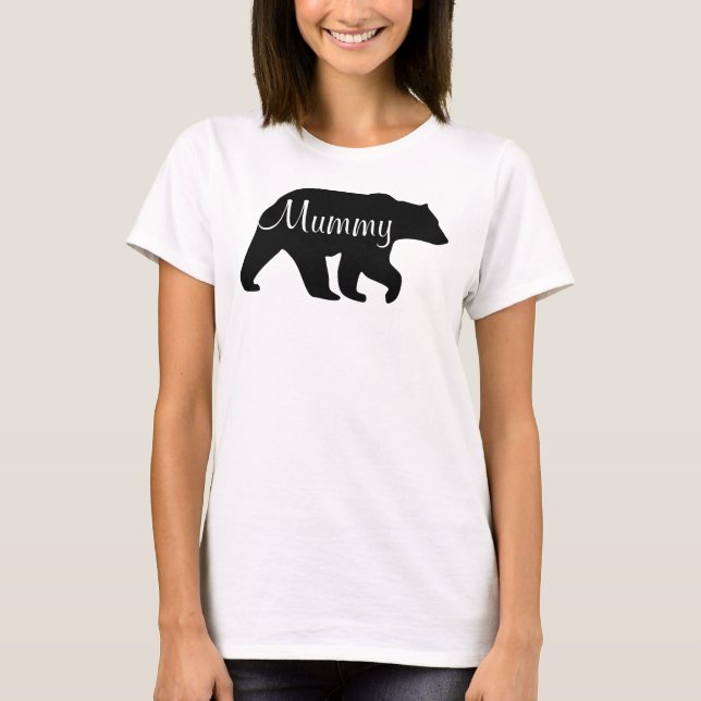 T-shirt de l'ours maman (Devant)