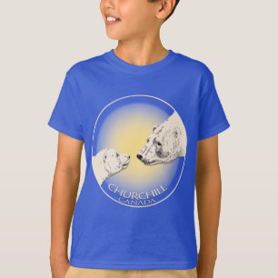 T-shirt de l'ours polaire Churchill pour enfant