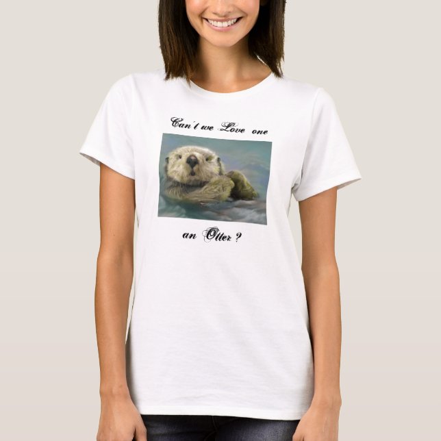 T-shirt de loutre de mer (Devant)