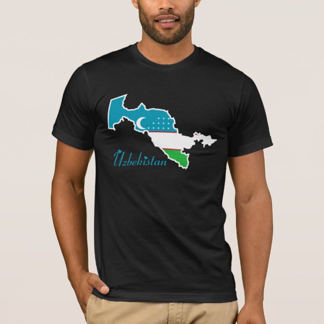 T-shirt de l'Ouzbékistan (Devant)