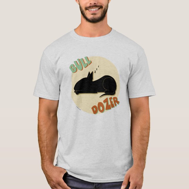 T-shirt de lumière de bouteur de Taureau (Devant)