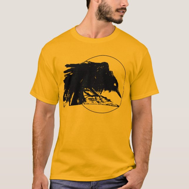 T-shirt de lune de Raven (Devant)