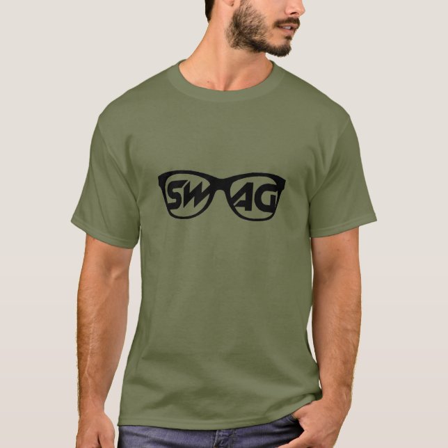 T-shirt de lunettes de bagage (Devant)