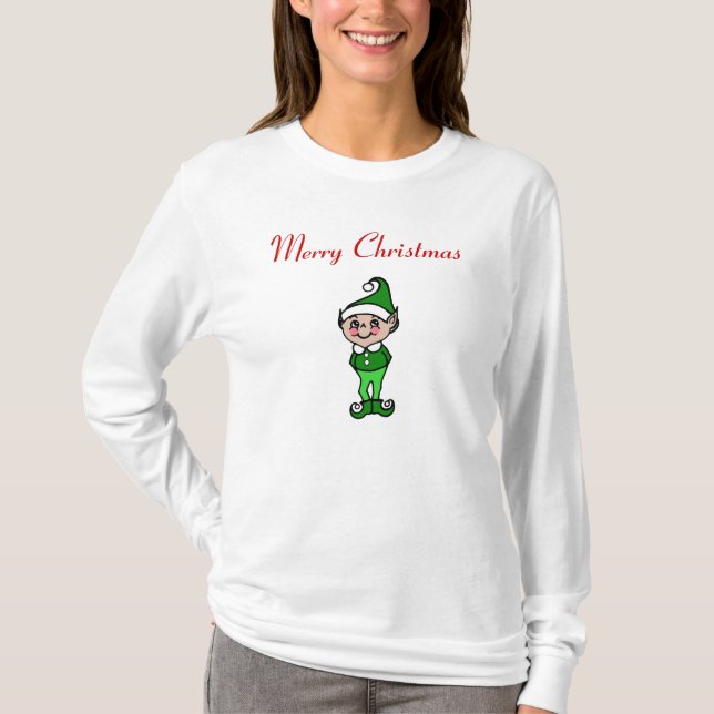 T-Shirt de Lutin de Noël (Devant)