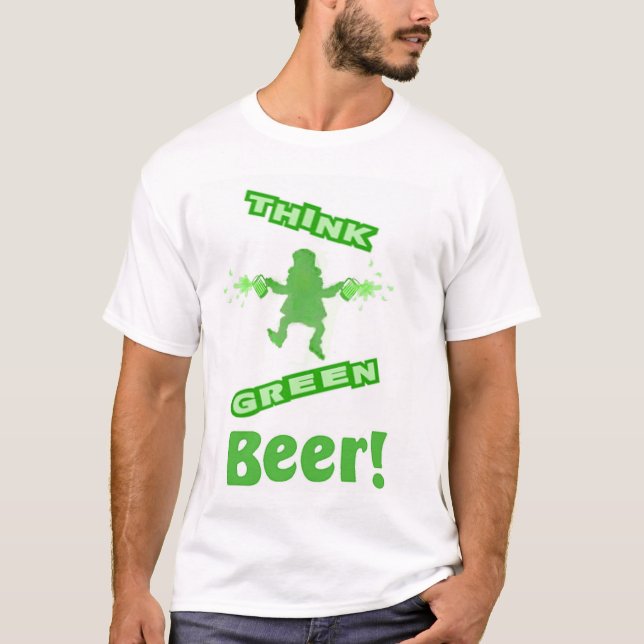 T-shirt de lutin du jour de St Patrick (Devant)