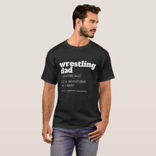 T-shirt de lutte de définition de papa, sports