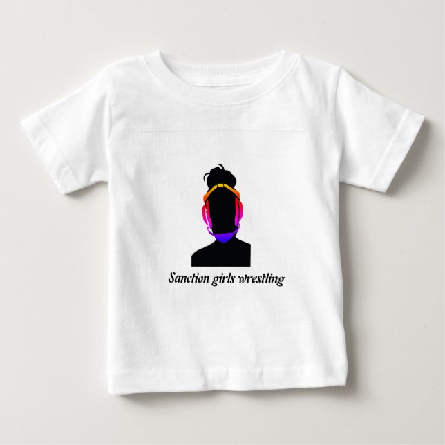 T-shirt de lutte des filles de sanctions (Devant)