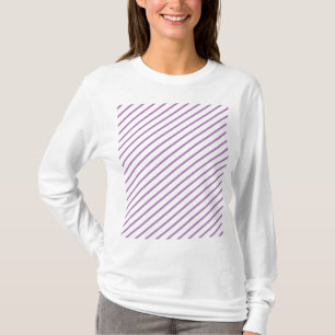 T-shirt de luxe violet de qualité supérieure