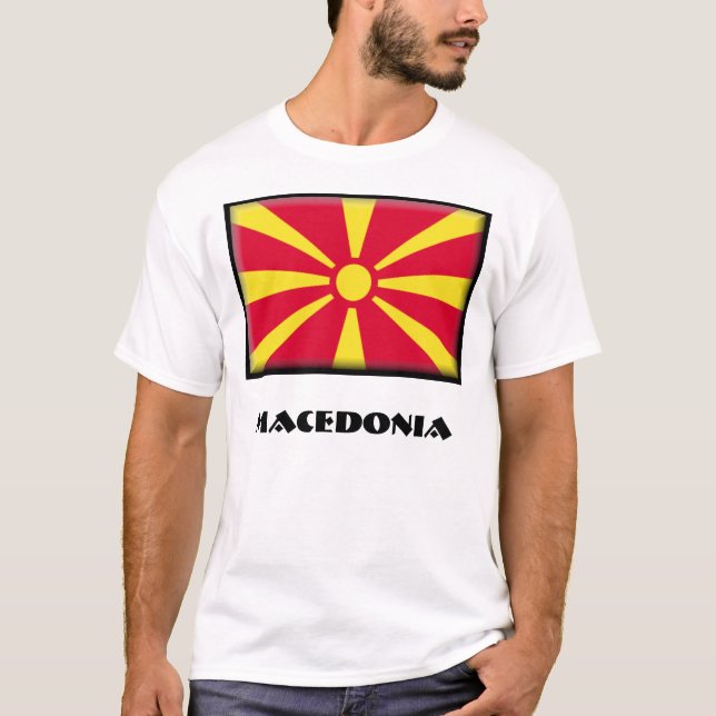 T-shirt de Macédoine (Devant)