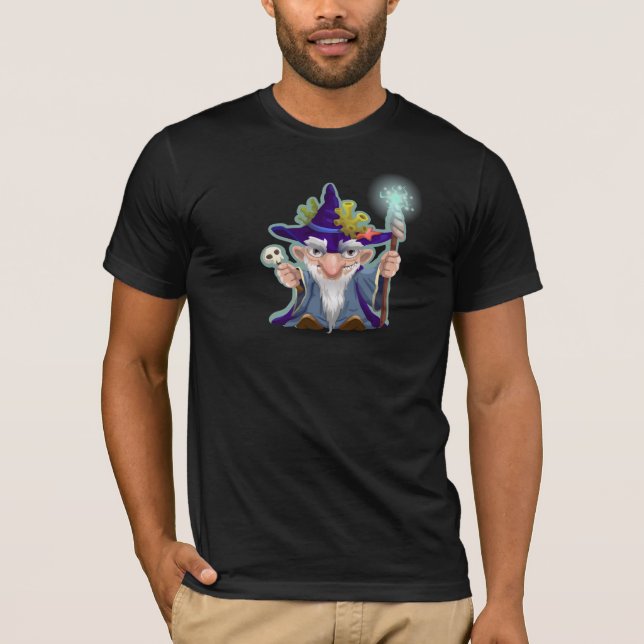 T-shirt de magicien de gnome (Devant)
